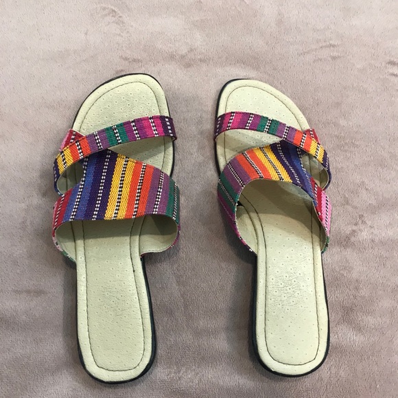 Multi-color Sandals Made in Guatemala - Picture 5 of 5